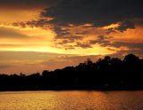 Columbus Day sunset