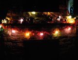 halloween fireplace