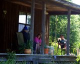 talking on the porch9x7