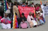 Workers' protest in La Paz