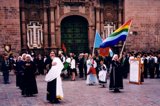 Catholic parade in Cusco, Peru