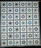 14 Prairie Stars w/ Wild Goose Chase Sashes & Border 1993 to 1997