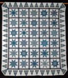 13 Blue and White Star with Pieced Border 1993-1997