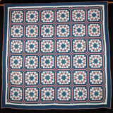 24 Carpenters Wheel   Pieced in the 1990's, Quilted 2002-2003