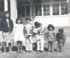 India early 60's the kids line up for roll call