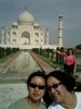 Jenny and Valerie at the Taj Mahal 2006