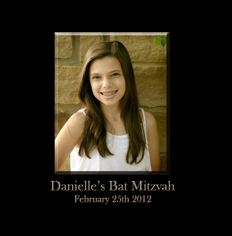Danielle's Bat Mitzvah