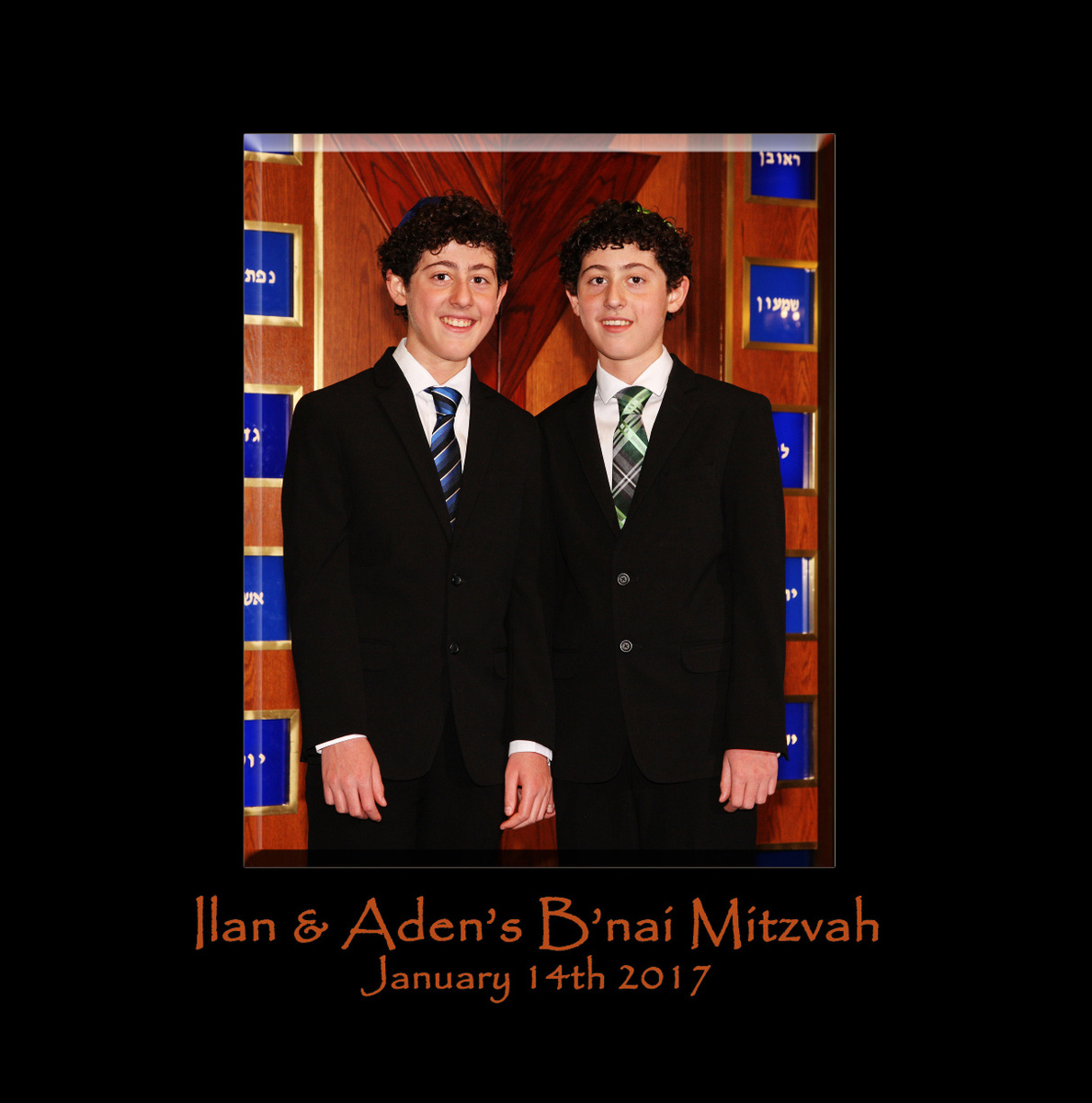 Ilan and Aden B'nai Mitzvah