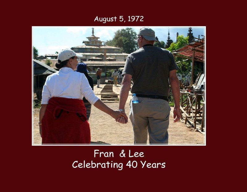 Fran and Lee Celebrating 40 Years