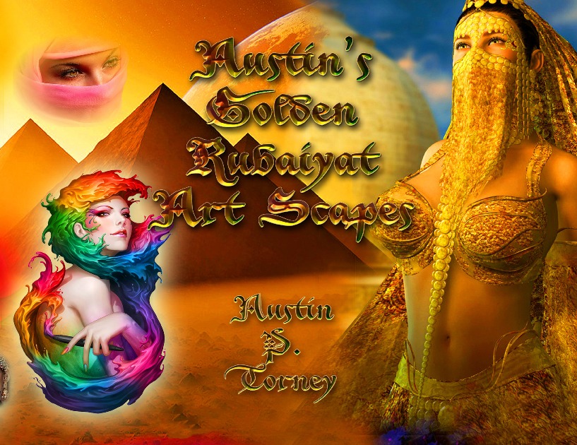 Austin's Golden Rubaiyat Art Scapes 11x8.5 1pp (with bonus houri