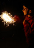 4th of July sparkler fun