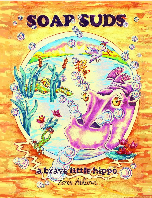 Soap Suds a brave little hippo