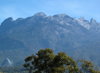 View of Mt Kinabalu from the Park Headquarters