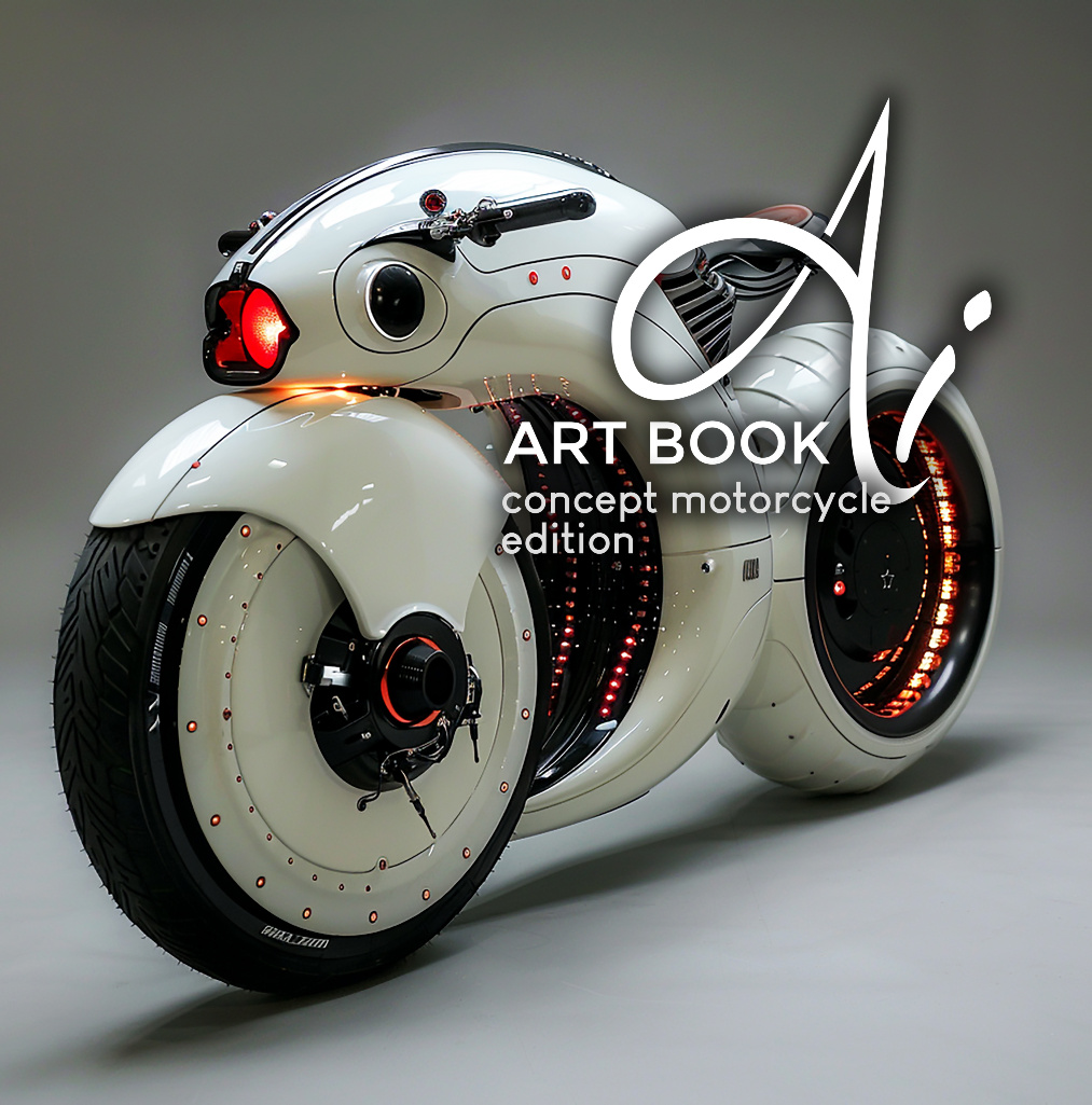 Ai Art Book concept motorcycle edition
