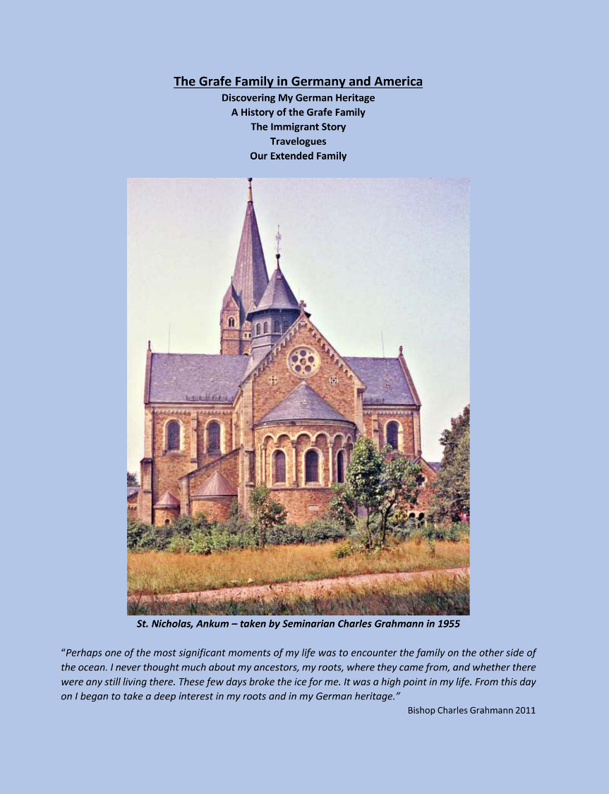Discovering my German Heritage and Grafe Family History