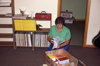 Unpacking in Olean, NY 1983