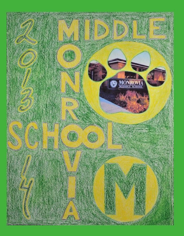Monrovia Middle School Yearbook 20132014 Adobe InDesign PrestoPhoto