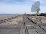 The Tracks for Moving the Antennas