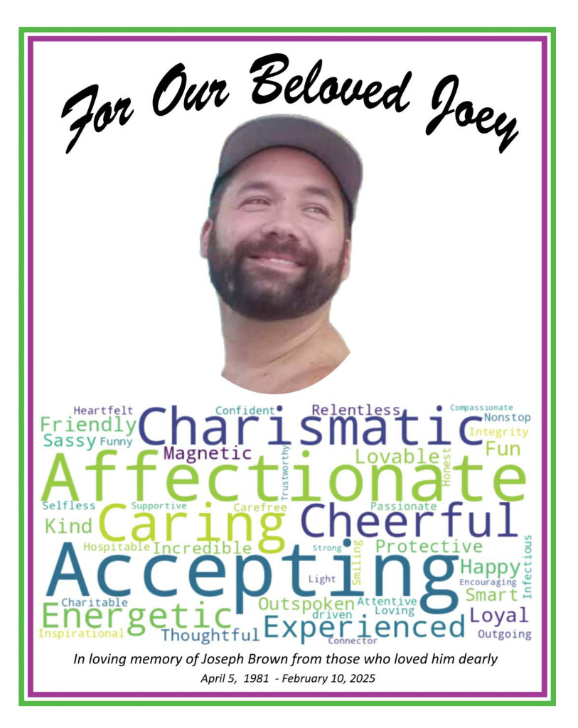 For Our Beloved Joey