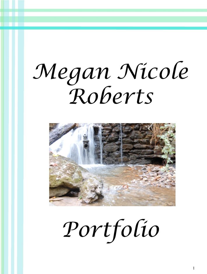 Megan Roberts portfolio