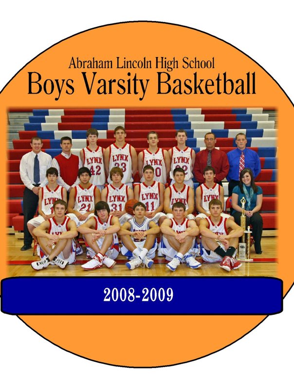 AL HS Boys Varsity Basketball 2008-2009