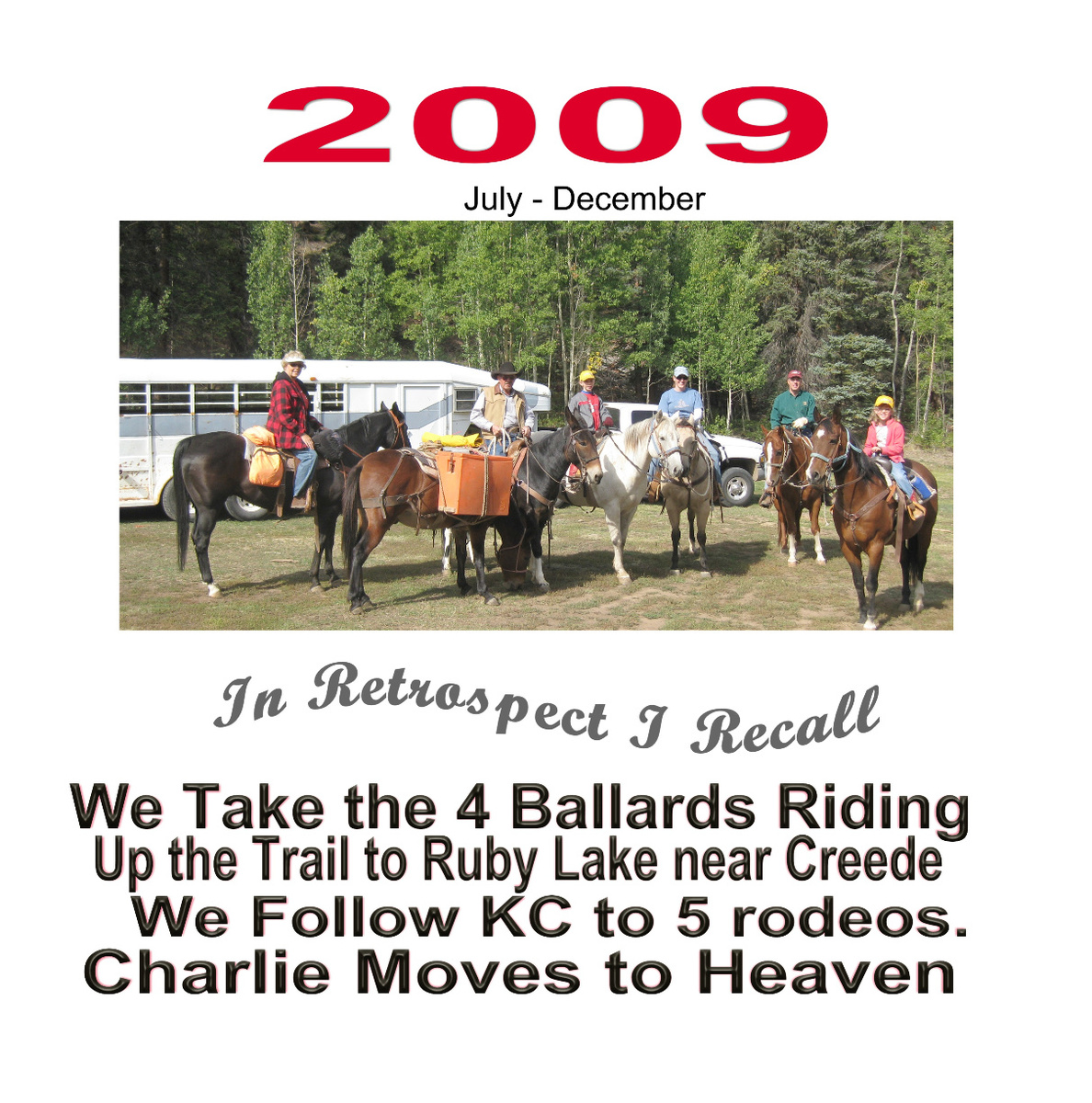 Jones Family - July-Dec 2009