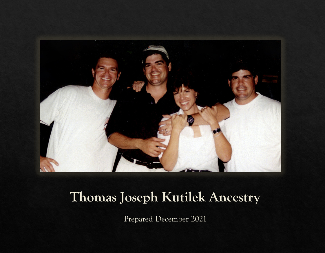 Tom Kutilek Ancestry Proof