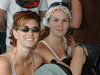 Melissa and Bethany on boat to Belize