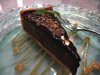 Warm chocolate and banana tart from Felix