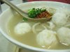 Fish noodles and cuttlefish balls from Lok Yuen King of Beef Balls