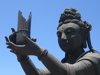 Statue at the base of Tian Tan Buddha