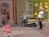 Street performer in Causeway Bay
