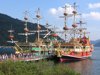 Hakone sightseeing boats at Togendai
