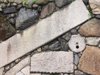 High stone wall at Shosei-en Garden