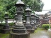 Lanterns outside Toshogu Shrine in Ueno Park