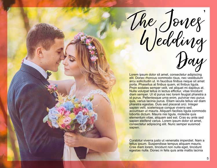Example of a properly designed page for a book