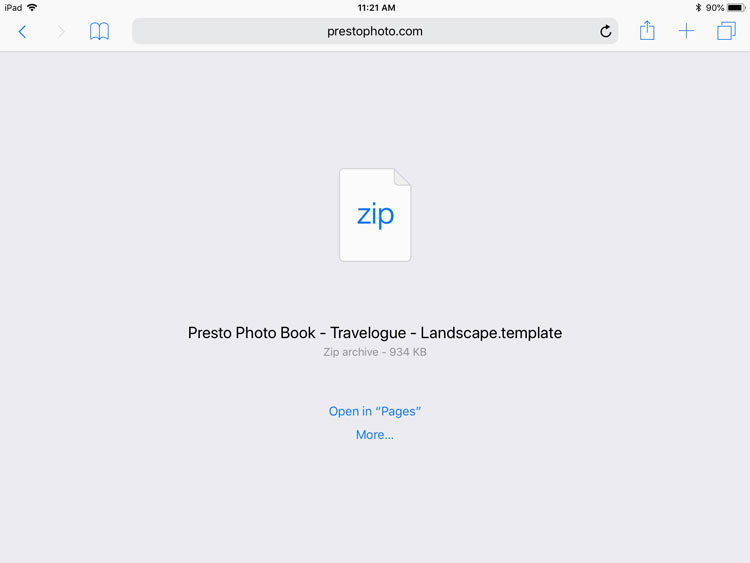 Step 2: Open in Pages