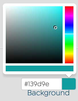 Screenshot of Background Color Picker