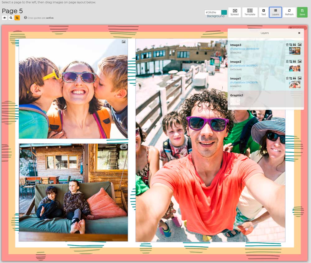 Screenshot of Layers open