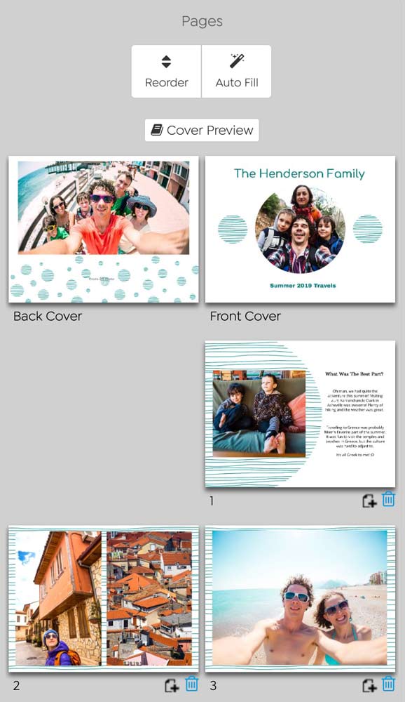 Screenshot of Page Panel