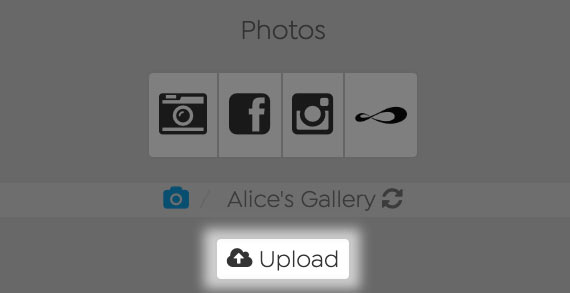 Screenshot of Upload