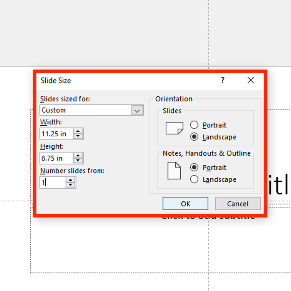 Microsoft Powerpoint Customize Size