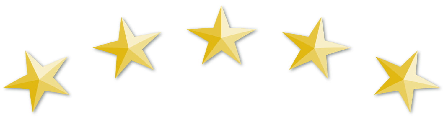 5 Star Reviews on Shopper Approved