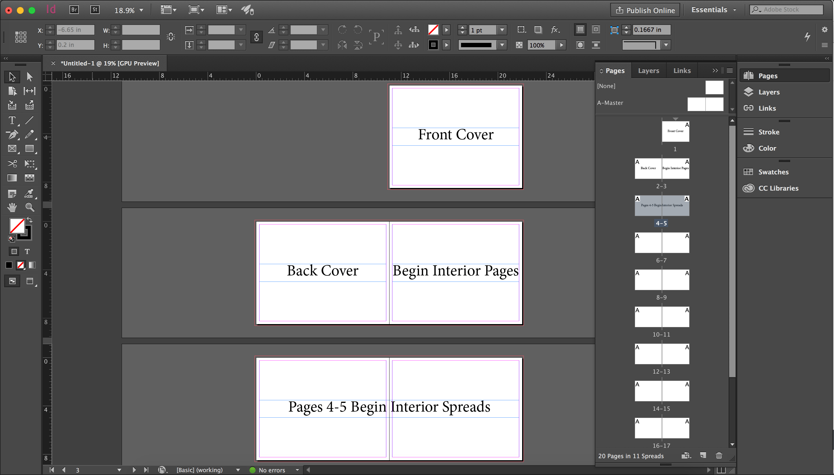 inDesign Page Layout for PrestoPhoto