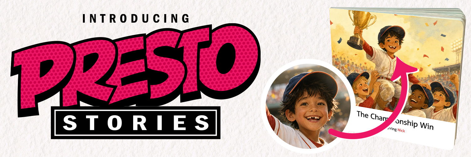 Presto Stories Storybook Banner