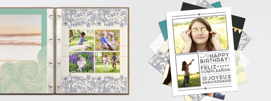 8.5x11 Printed Scrapbook Pages - PrestoPhoto