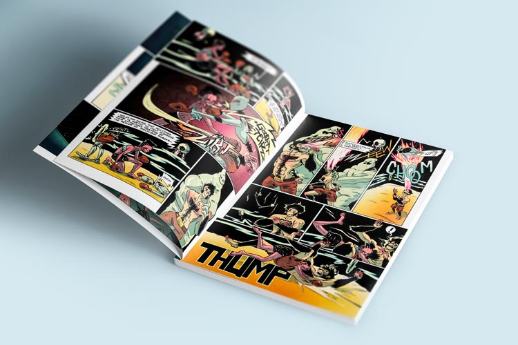 Full Bleed Comic Book Printing