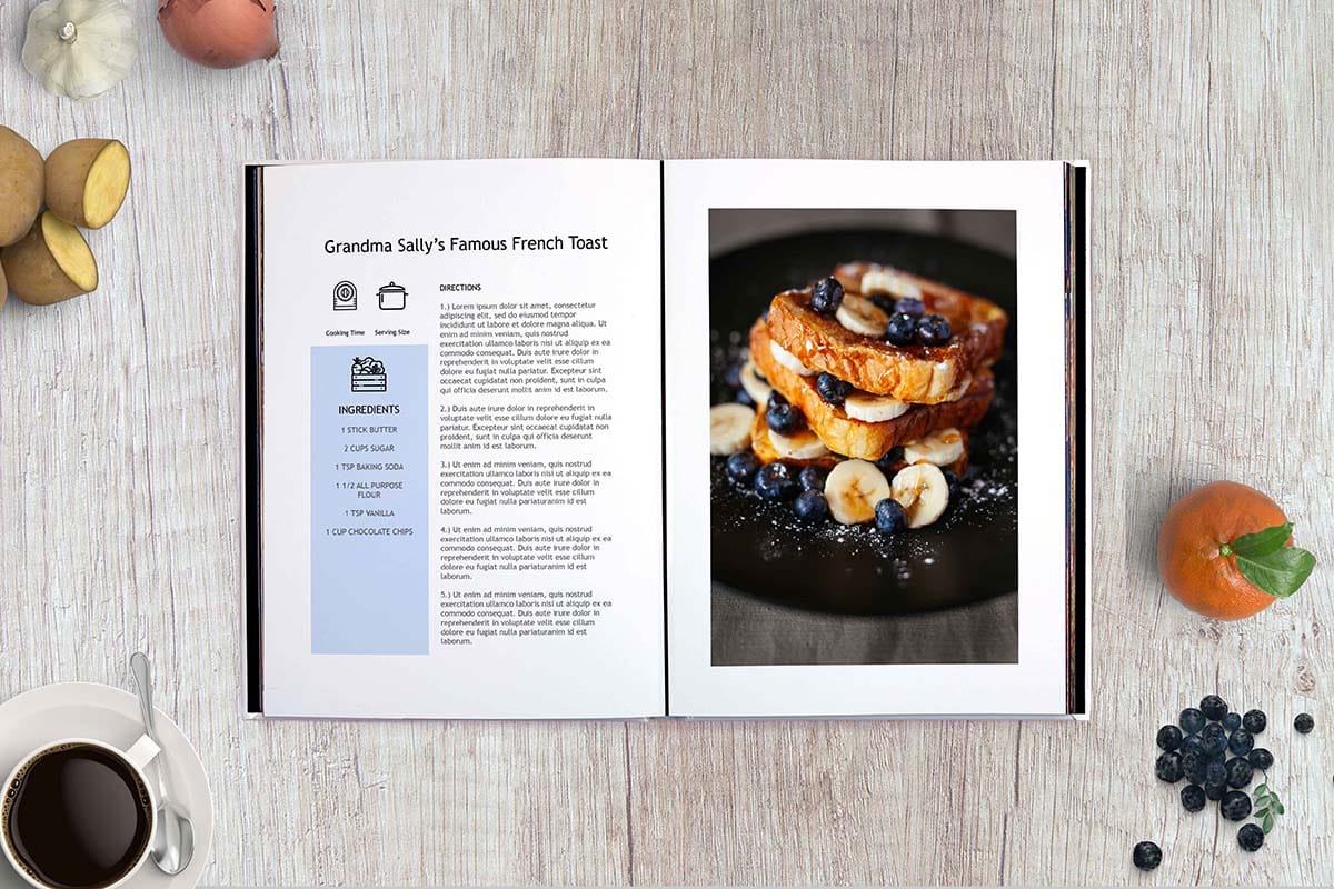Cook Book Printing Banner