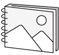 Wire Bound Photo Book Icon