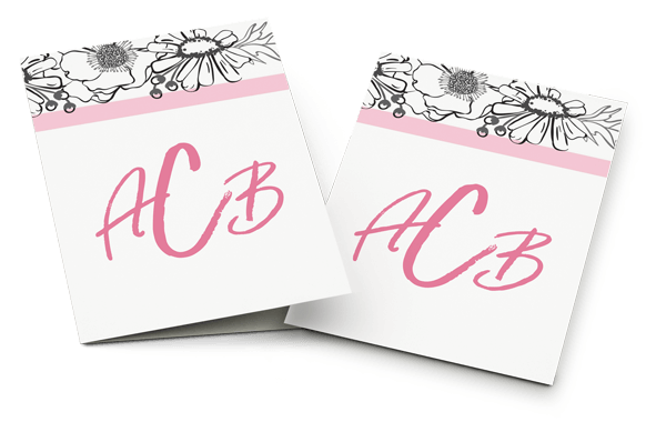 Stationery Monogram Banner Image